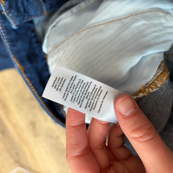 Talbots High-Waist Wide Leg Crop Jeans - Picture 6 of 11